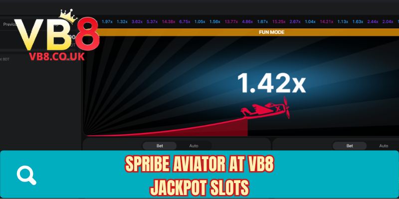 Spribe Aviator at VB8 Jackpot Slots